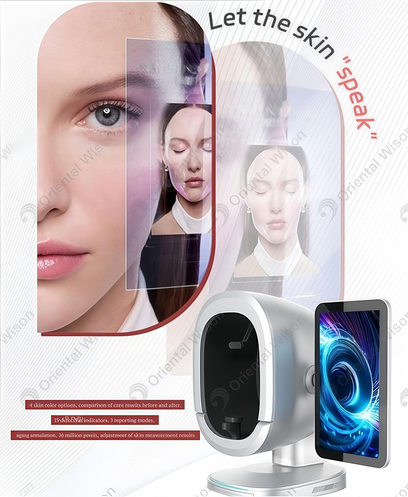 Découvrez comment la machine AI Skin Analyser analyse votre état de peau en 2 secondes !