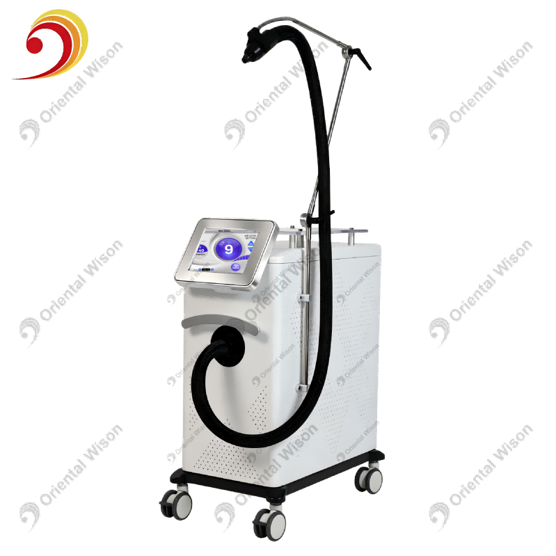 Machine de beauté de refroidissement de peau d'air froid de comptage de temps d'écran de 8 pouces