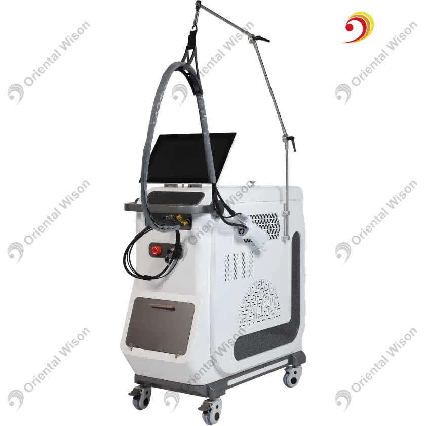 Laser cosmétique d'épilation de Laser d'alexandrite de 755nm 1064nm longue Machine de beauté de Laser d'impulsion