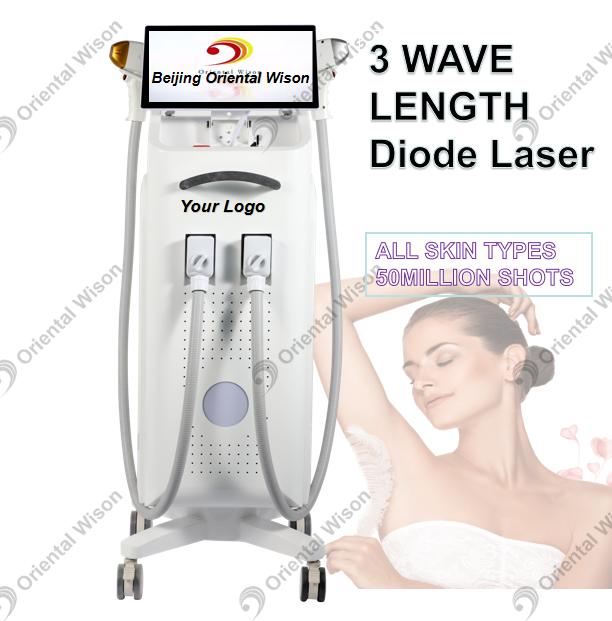 Pékin Oriental Wison 2000W Android 755 808 1064nm Diode Laser TEC refroidissement meilleur Laser d'épilation