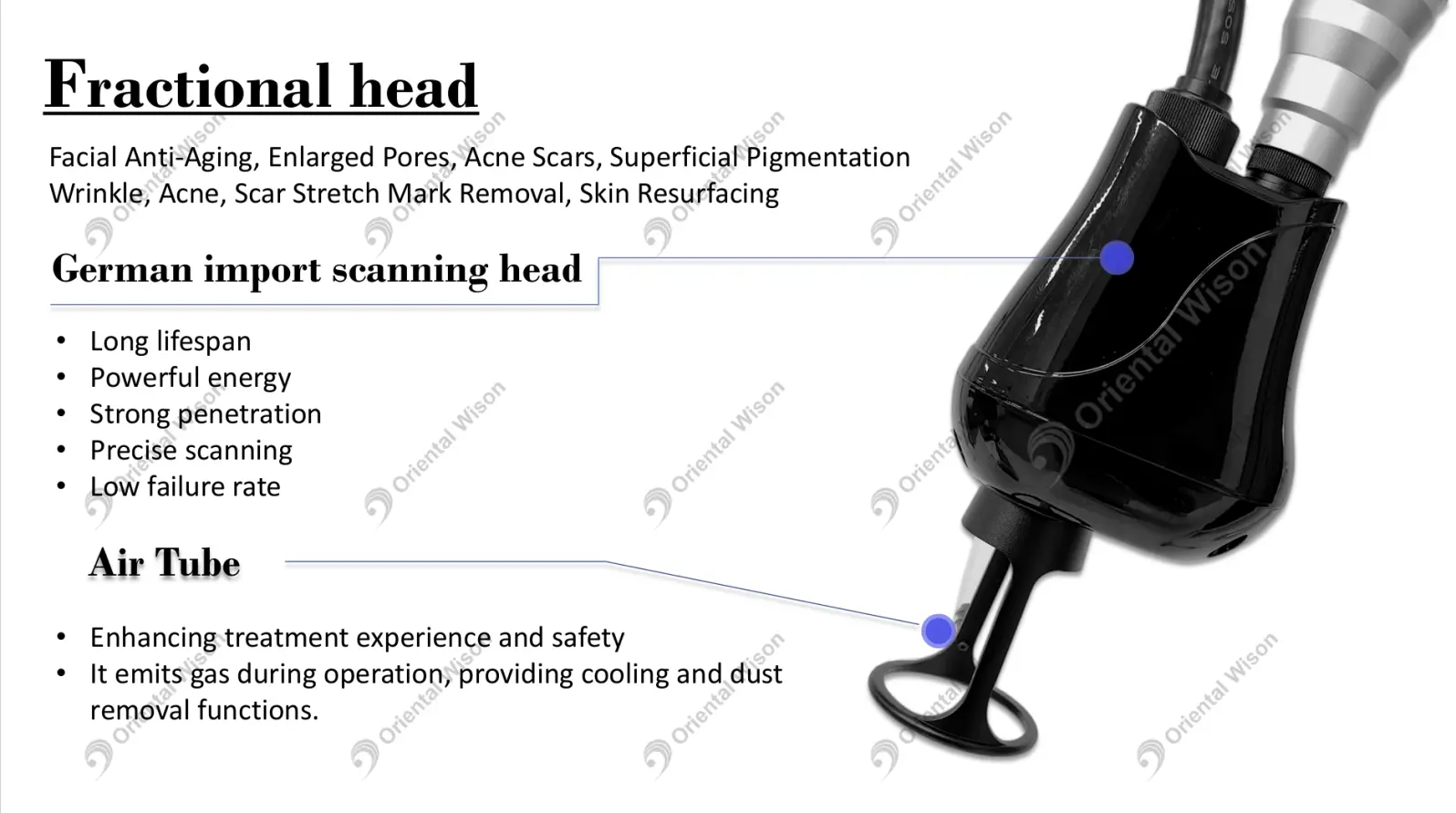 Spiral Co2 Laser Skin Resurfacing Machine